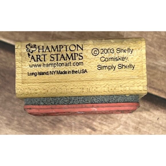 HAMPTON ART STAMPS RS4712 PENGUIN BEAR SNOWMAN RUBBER STAMP BY SIMPLY SHELLY - Picture 4 of 5